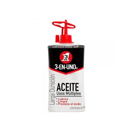 Aceite 3 en 1 multiuso de 90ml para lubricar y proteger herramientas