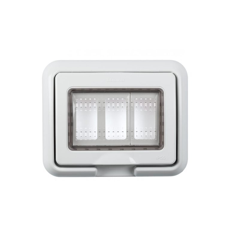 Cubierta 3 Mod Matix GRIS IP55 IDROBOX, 25603 - Well Company